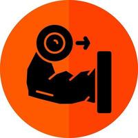 Weightlifter Vector Icon Design