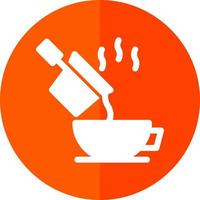 Pour Coffee Vector Icon Design