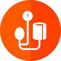 Blood Pressure Gauge Vector Icon Design