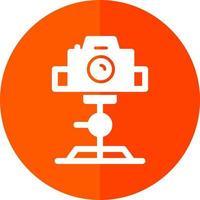 Tripod Camera Vector Icon Design