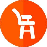 High Chair Vector Icon Design