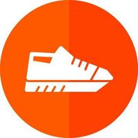 diseño de icono de vector de zapatos de gimnasio