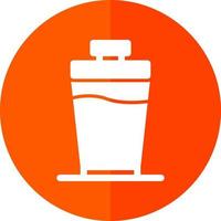 Protein Shake Vector Icon Design