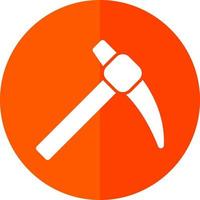 Pickaxe Vector Icon Design