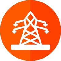 diseño de icono de vector de torre eléctrica