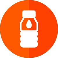 Water Flask Vector Icon Design