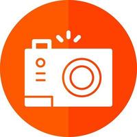 Compact Camera Vector Icon Design