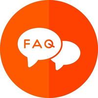 FAQ Vector Icon Design