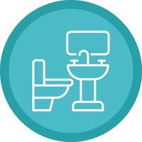 diseño de icono de vector de baño