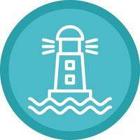 Lighthouse Vector Icon Design