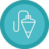 Plumb Bob Vector Icon Design