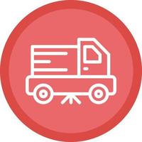 Street Sweeper Vector Icon Design