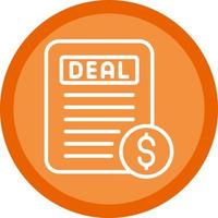 Business Deal Vector Icon Design