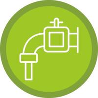 Water Pipe Vector Icon Design