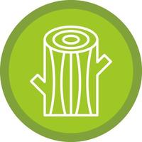 Log Vector Icon Design