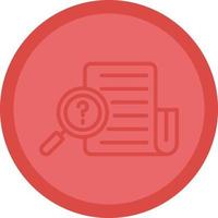 Interrogation Vector Icon Design