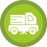 Street Sweeper Vector Icon Design