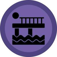 diseño de icono de vector de muelle