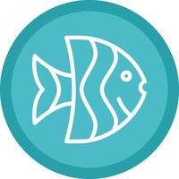 Angelfish Vector Icon Design