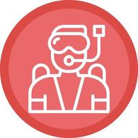 Diving Vector Icon Design