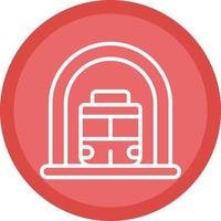 diseño de icono de vector de metro