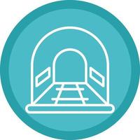 Tunnel Vector Icon Design