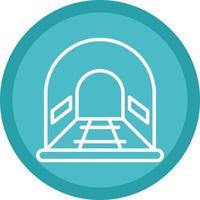 diseño de icono de vector de túnel