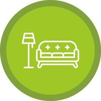 Sofa Vector Icon Design