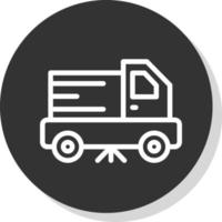 Street Sweeper Vector Icon Design