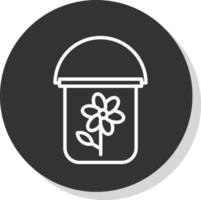 Bucket Vector Icon Design