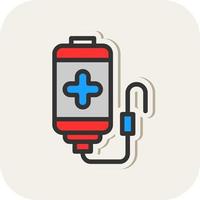 Blood Transfusion Vector Icon Design