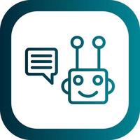 Chatbot Vector Icon Design