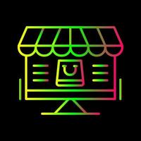 Shopping And Commerce Line Icon vector