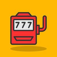 Slot Machine Vector Icon Design