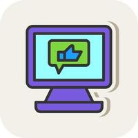 Feedback Vector Icon Design