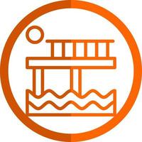 Pier Vector Icon Design