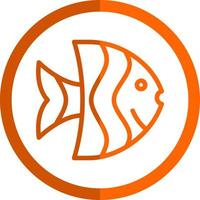 Angelfish Vector Icon Design