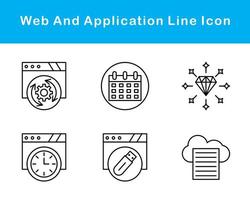 único vector icono conjunto