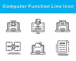 único vector icono conjunto