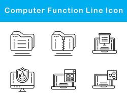 único vector icono conjunto