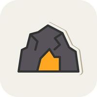 Cave Vector Icon Design