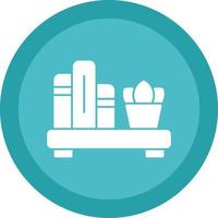 Book Shelf Vector Icon Design