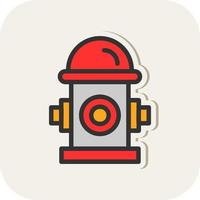 Hydrant Vector Icon Design