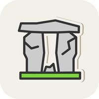 Stonehenge Vector Icon Design