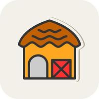 Hut Vector Icon Design