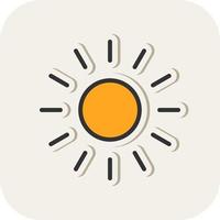Sunlight Vector Icon Design