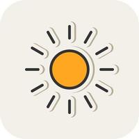 Sunlight Vector Icon Design