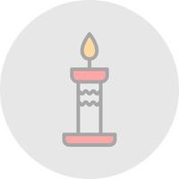 diseño de icono de vector de velas