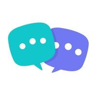 speech text box with three dots Conversation concept to exchange ideas. vector