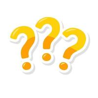 speech bubbles with question marks doubt concept problem solving vector